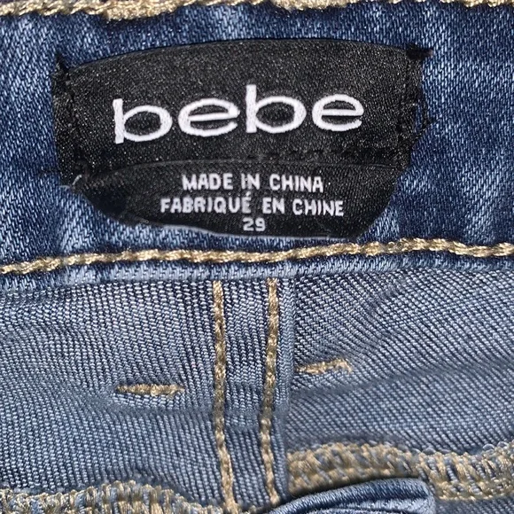 Bebe Distressed Denim - Picture 5 of 10